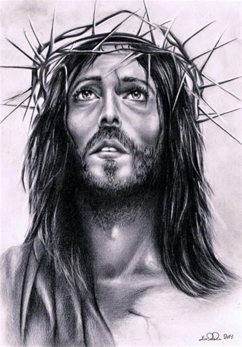 Download Pencil Drawing Jesus Images Background Basnami