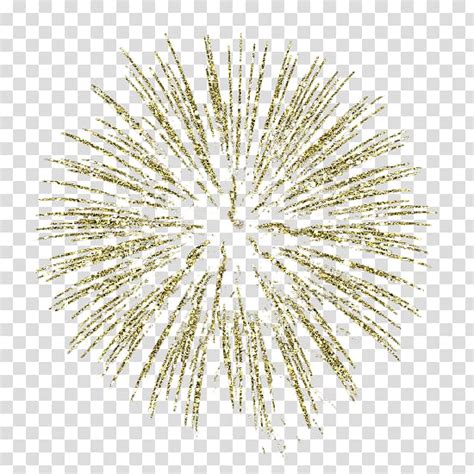 Free Download Gold Glittered Fireworks Gold Fireworks Transparent