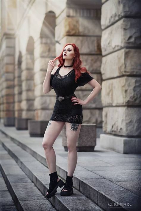 Model Stylization Revena Gothic Girls Rockabilly Metal Outfit Steampunk Steam Girl Chica