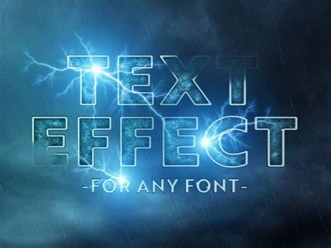 Cinematic Text Effect Mockup