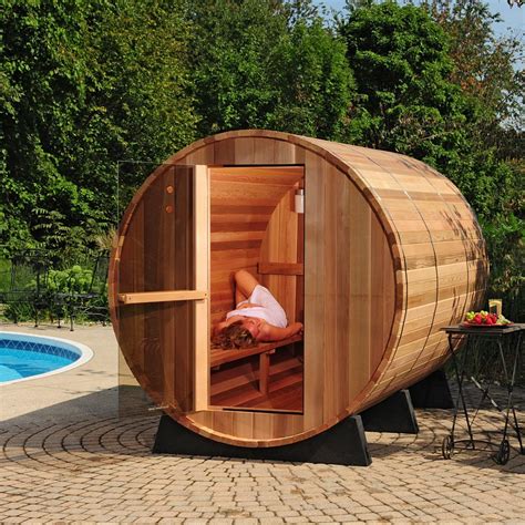 Quality outdoor Barrel Sauna Kits from Almost Heaven ...