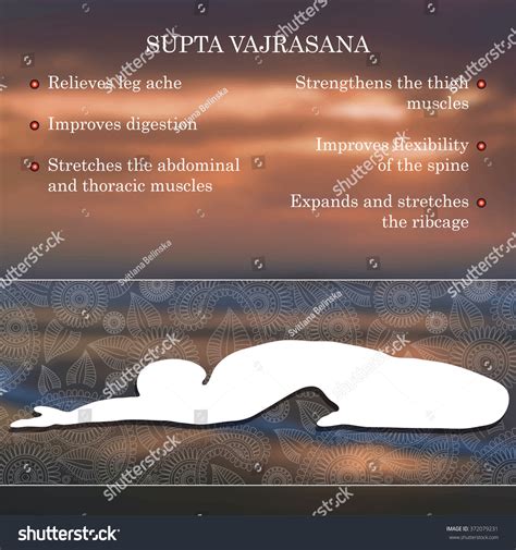 Yoga Pose Infographics Benefits Of Practice Royalty Free Stock