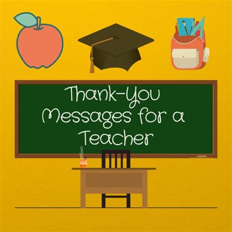 Messages To Write In A Thank You Note Or Card For Teachers