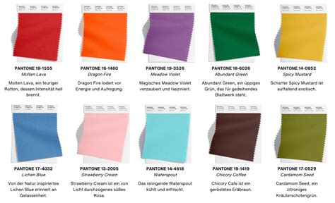 Die Pantone Trendfarben 2022 Für Frühling And Sommer