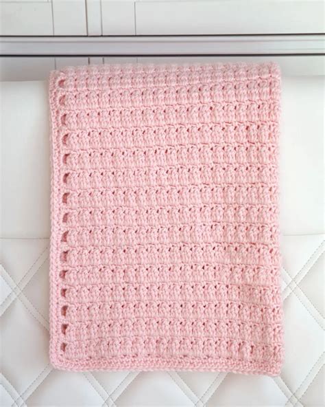 Cozy Clusters Free Crochet Baby Blanket Pattern Leelee Knits