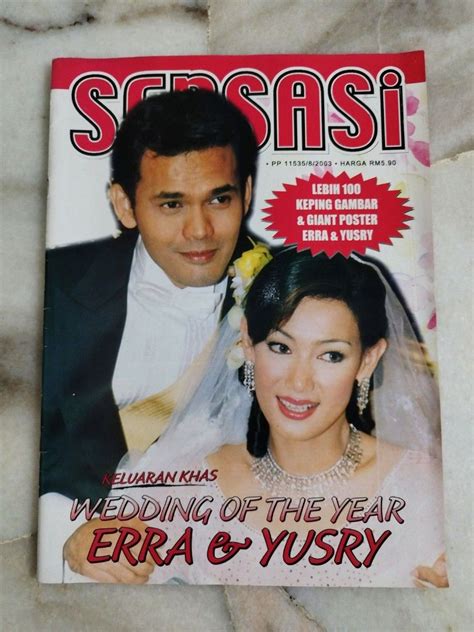 Majalah Sensasi Keluaran Khas Wedding Of The Year Erra Dan Yusry