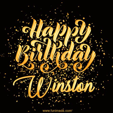 Happy Birthday Winston S