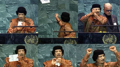 Throwback To Former Libyan Leader Gaddafis Historic Speech At The Un