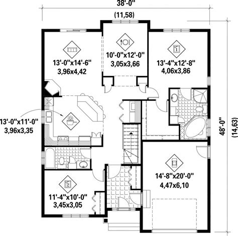 Plan Image Used When Printing Square Floor Plans House Plans