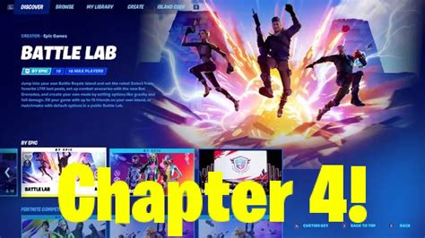 How To Actually Play Battle Lab In Fortnite Chapter 4 Youtube