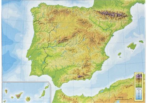 Mapas Físicos De España