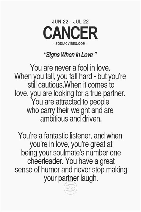 Astrology is a fine art in itself and it can take some time to understand your own birth chart, as well as keep track of the moon and planetary movements. Cancer Love Horoscope Today - CancerWalls