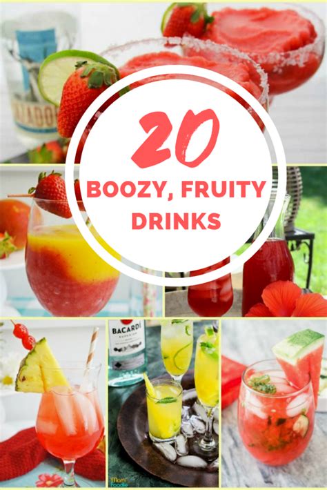 20 Boozy Fruity Drinks To Cool You Off This Summer Foothills Mama