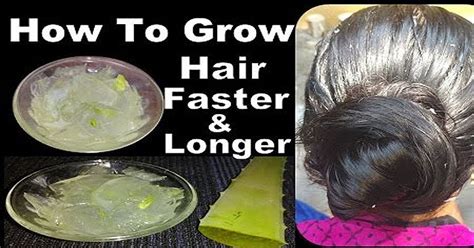 how to make hair grow faster overnight aloe vera for hair growth home