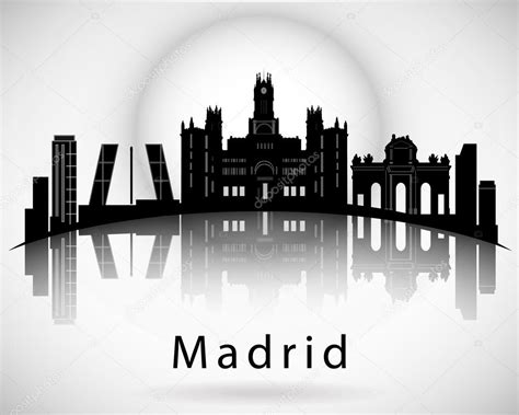 From wikimedia commons, the free media repository. Vector: madrid vectorial | Diseño del skyline de Madrid ...