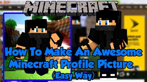 How To Make A Minecraft Profile Picture With Pixlr Tutorial Easy