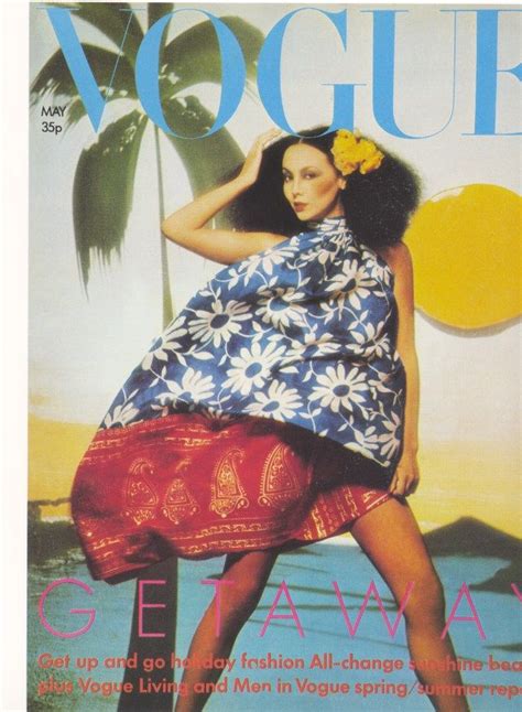 Marie Helvin Shot By David Bailey For Vogue 1974 Vogue Covers