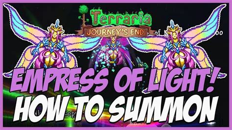 Terraria 14 Empress Of Light Summon Tutorialtips Simple Guide