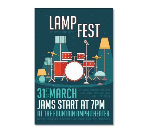 Event Poster Design - Lamp Fest on Behance | Event poster, Event poster design, Poster design