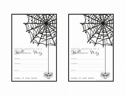 Invitation Halloween Printable Templates Party Template Downloadable