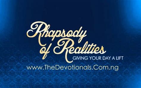 Rhapsody Of Realities For January 2020 Pdf Download Updated Daily Devotionals