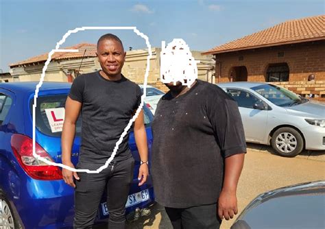 No Drivers License Andile Jalis Alleged Car Has A Leaners License Sign