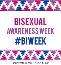Bisexual Awareness Week Typography Poster Lgbt Stock Vector Royalty Free Shutterstock