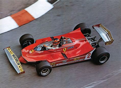 Gilles Villeneuve Ferrari 312 T5 1980 Monaco Gp 自動車レース レースカー