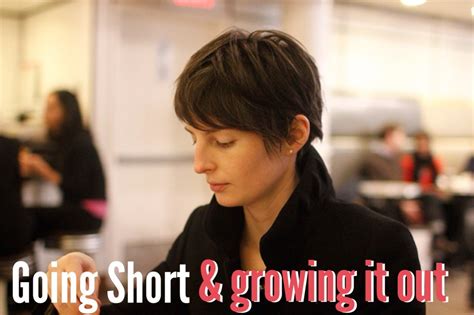 Plan for growing your hair out in stages â€ or, realize how fast your hair will grow. Tips for Cutting your Hair Short (or Growing it Out)