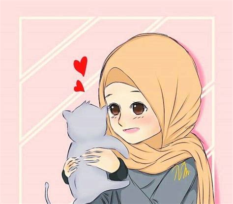 Wallpaper Hijab Anime Wallpaper Hijab Gambar Kartun Muslimah | Jilbab