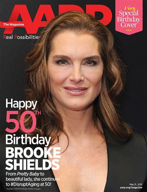 Brooke Shields Covers A Special Aarp Created Digital Cover For Her 50th