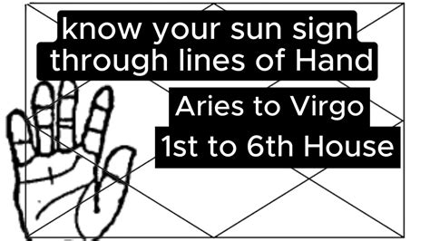 Discover Your Sun Sign By Examining Lines Of Your Hand Sun In 1 6th