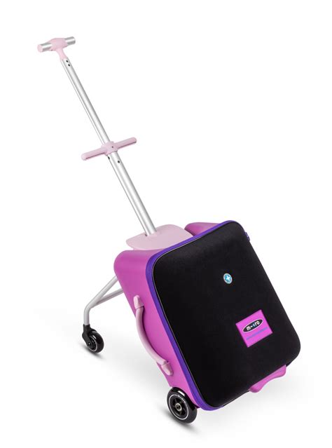 Micro Eazy Luggage Violet Trolley With Seat Free Shipping Micro Step