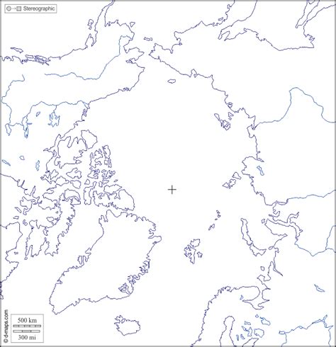 Mare Glaciale Artico Mappa Gratuita Mappa Muta Gratuita Cartina Muta
