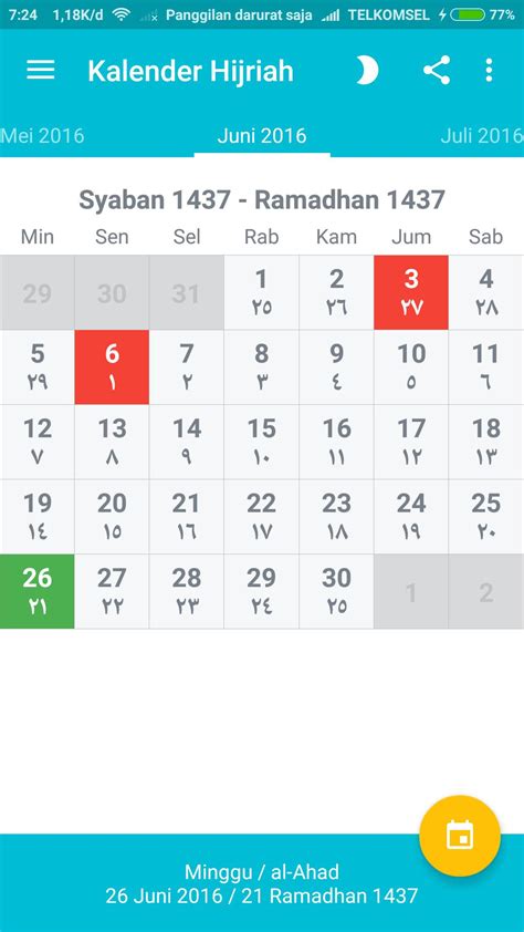 Download Do Apk De Kalender Hijriah Offline Para Android