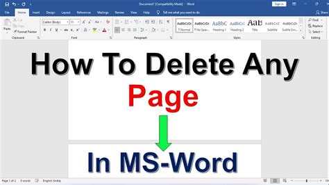 How To Delete Page In Ms Word 20072010201320162019 3 Ways To
