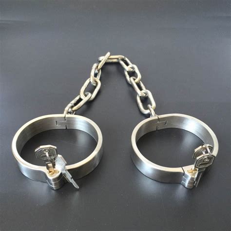 Stainless Steel Bdsm Bondage Legcuffs Bondage Restraints Anklet Cuffs