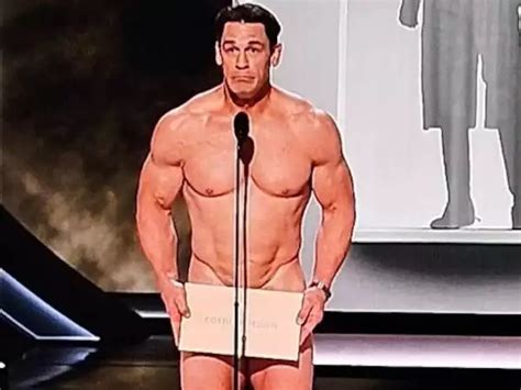 Oscars John Cena Is Nearly Naked As He Presents Best Costume Design Award Filmfare Com