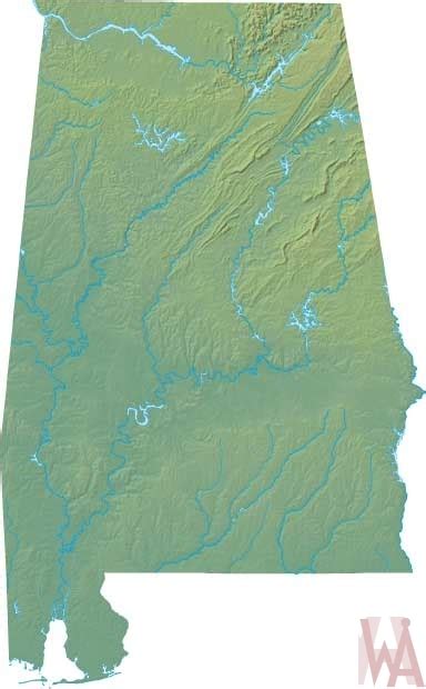 Alabama Political Map Political Map Of Alabama Whatsanswer