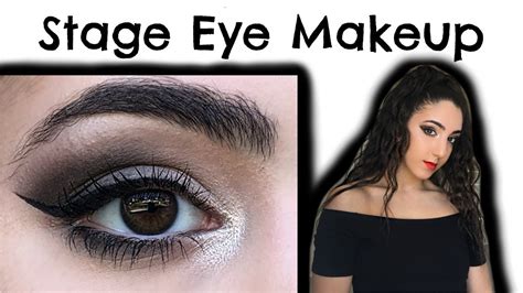 Stage Eye Makeup Tutorial Youtube