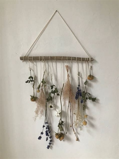 Wall Dried Flower Dry Flower Wall Hanging Home Decoration Etsy