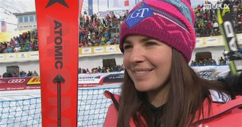 Mondiaux De St Moritz Super G Tina Weirather Médaillée Dargent Au