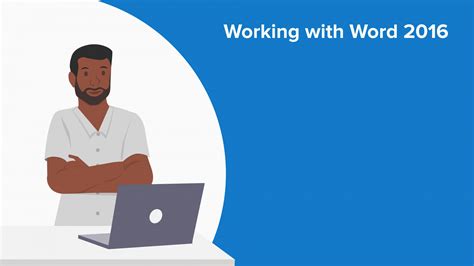 Working With Word 2016 En Online Office Course