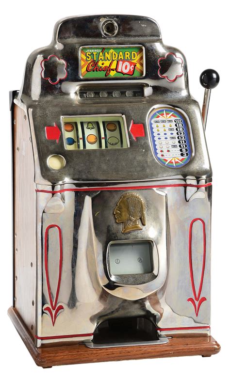 Lot Detail Jennings Standard Chief 10¢ Slot Machine