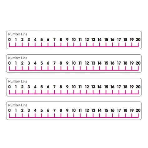 Number Lines 1 To 20