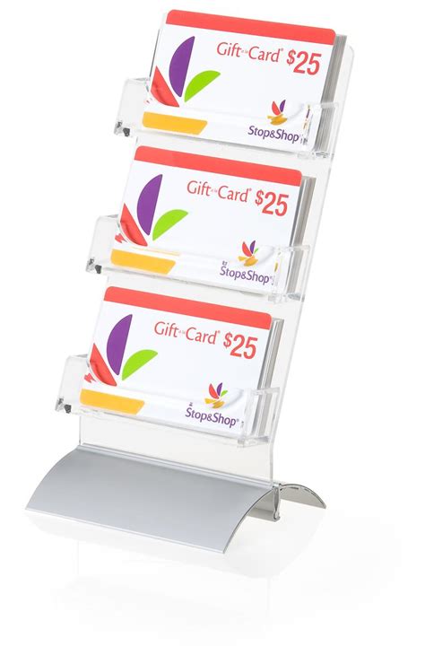 Organize your merry mail with one of these easy and. Acrylic Gift Card Display | (3) Vertical Pockets - Silver Base