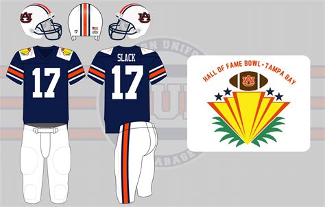 Auburns Outback Bowl History Auburn Uniform Database