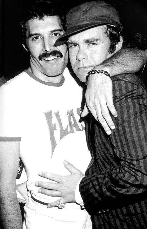 Freddie Mercury And Elton John At The Flash Gordon Premiere In London