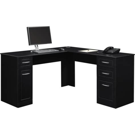 Desk depot creates productive working environments, we offers a wide variety of new and used furniture to choose from. simple..but i like ..Black L-Shape Desk for the office ...