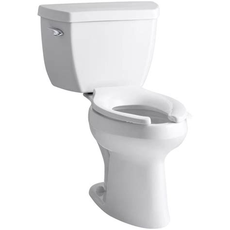 Kohler Highline Classic 2 Piece 1 6 Gpf Single Flush Elongated Toilet In White Seat Not
